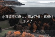 小耳酱突然爆火，网友吓傻：真相终于来了