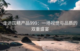 走进国精产品999：一场视觉与品质的双重盛宴