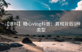 【爆料】糖心vlog科普：真相背后3种类型