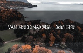 VAM国漫3DMAX网站，3d的国漫