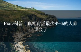 Pixiv科普：真相背后最少99%的人都误会了