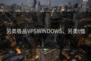 另类极品VPSWINDOWS，另类t恤