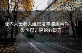 业内人士卷入维密友电脑版事件，引发热议，评论数破万